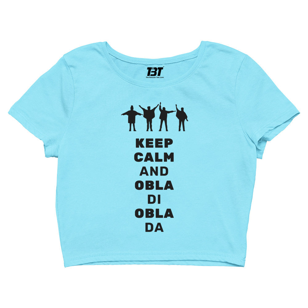 OBLA DI OBLA DA The Beatles Crop Top - Crop Top The Banyan Tee TBCrop Top for men women boys designer stylish online cotton united states of america usa