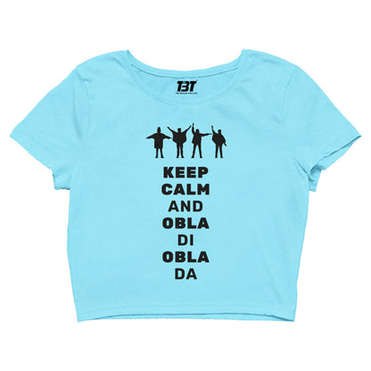 OBLA DI OBLA DA The Beatles Crop Top - Crop Top The Banyan Tee TBCrop Top for men women boys designer stylish online cotton united states of america usa