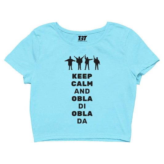 OBLA DI OBLA DA The Beatles Crop Top - Crop Top The Banyan Tee TBCrop Top for men women boys designer stylish online cotton united states of america usa