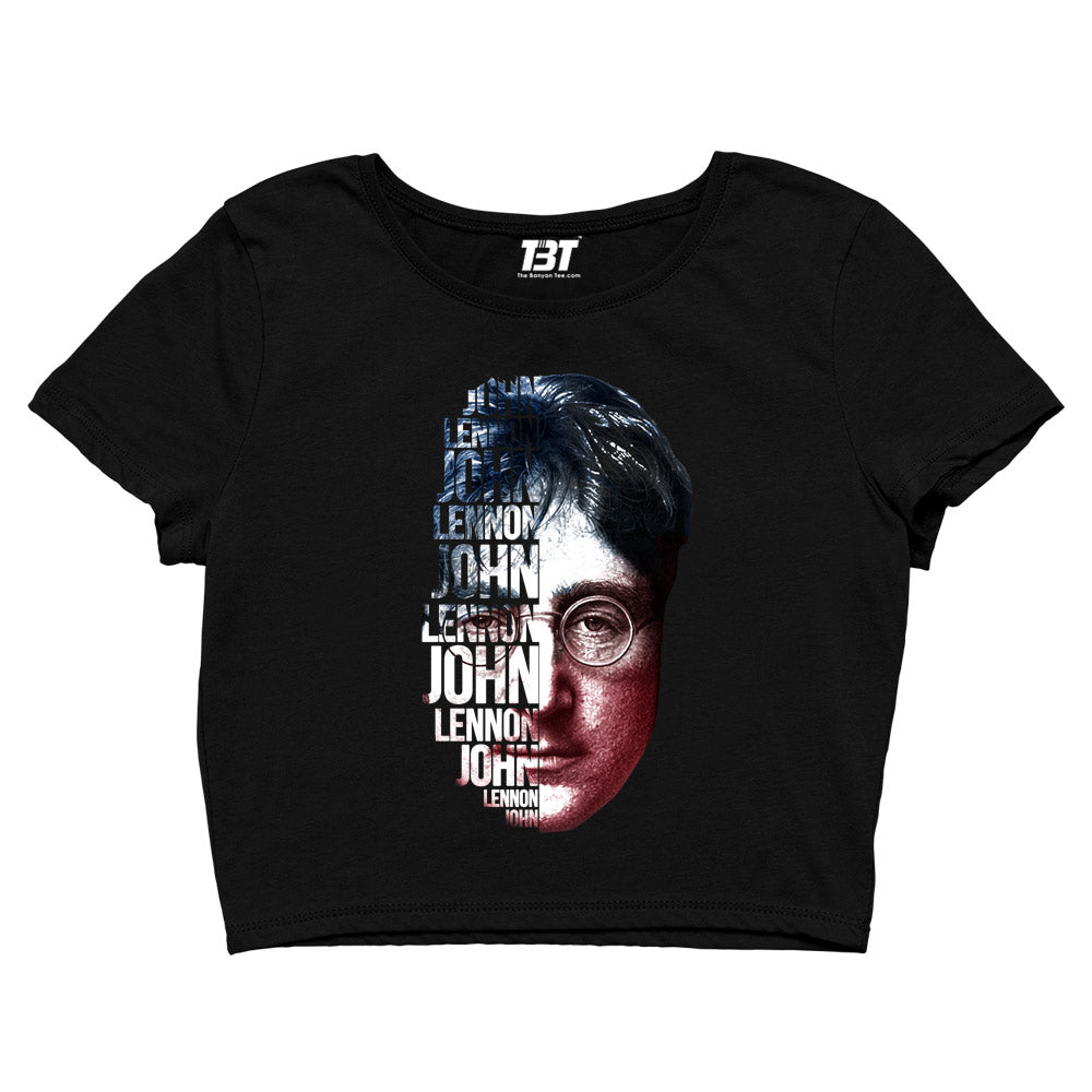 The Beatles Crop Top - John Lennon Crop Top The Banyan Tee TBCrop Top for men women boys designer stylish online cotton united states of america usa