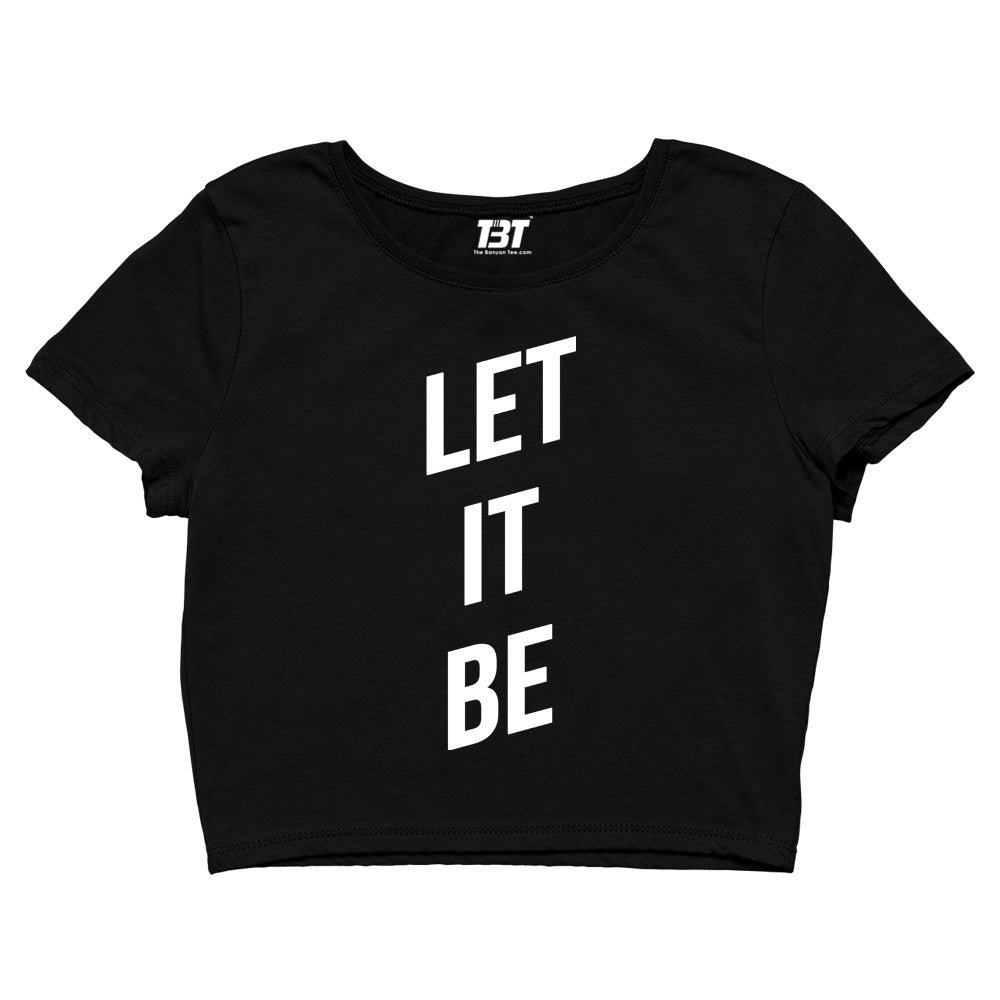 The Beatles Crop Top - Let It Be Crop Top The Banyan Tee TBCrop Top for men women boys designer stylish online cotton united states of america usa