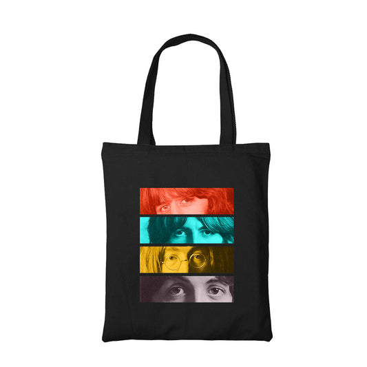 the beatles legends tote bag hand printed cotton women men unisex