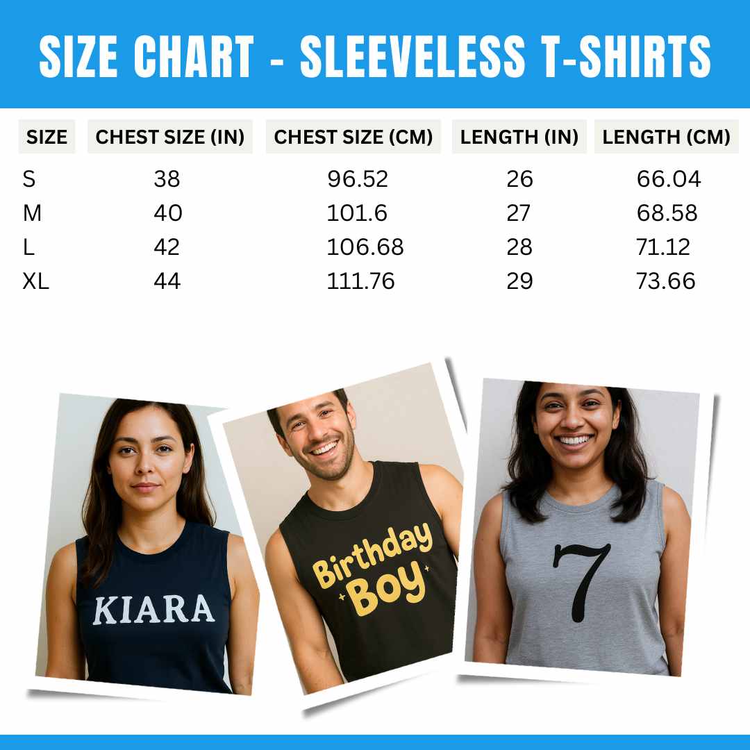 Custom Sleeveless T shirt