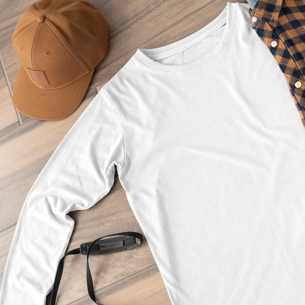 White Full Sleeves T shirt