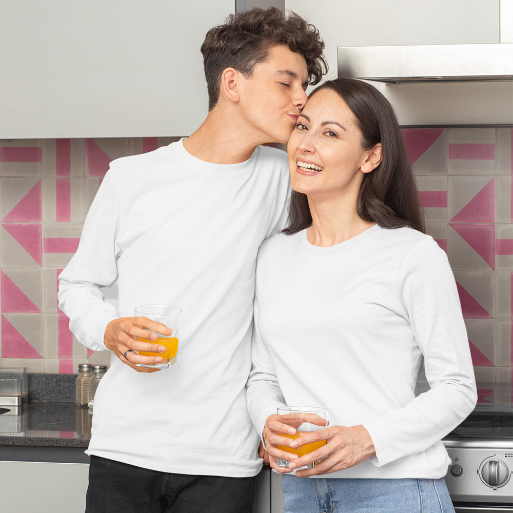 White Full Sleeves T shirt