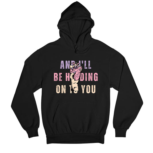 twenty one pilots holding on to you hoodie hooded sweatshirt winterwear music band buy online usa united states of america the banyan tee tbt men women girls boys unisex black