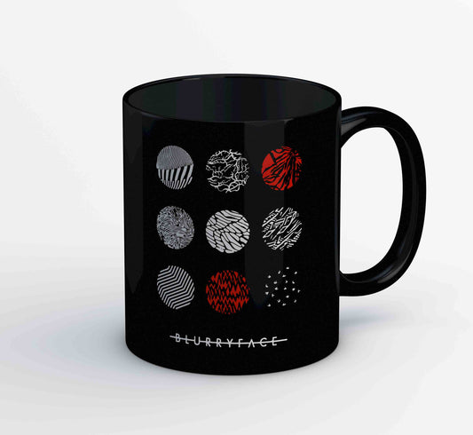 twenty one pilots blurry face mug coffee ceramic music band buy online usa united states of america the banyan tee tbt men women girls boys unisex