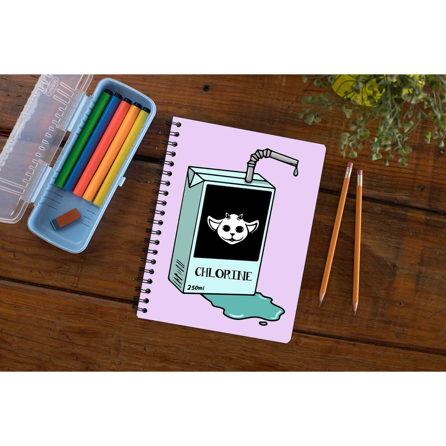 twenty one pilots chlorine notebook notepad diary buy online united states of america usa the banyan tee tbt unruled