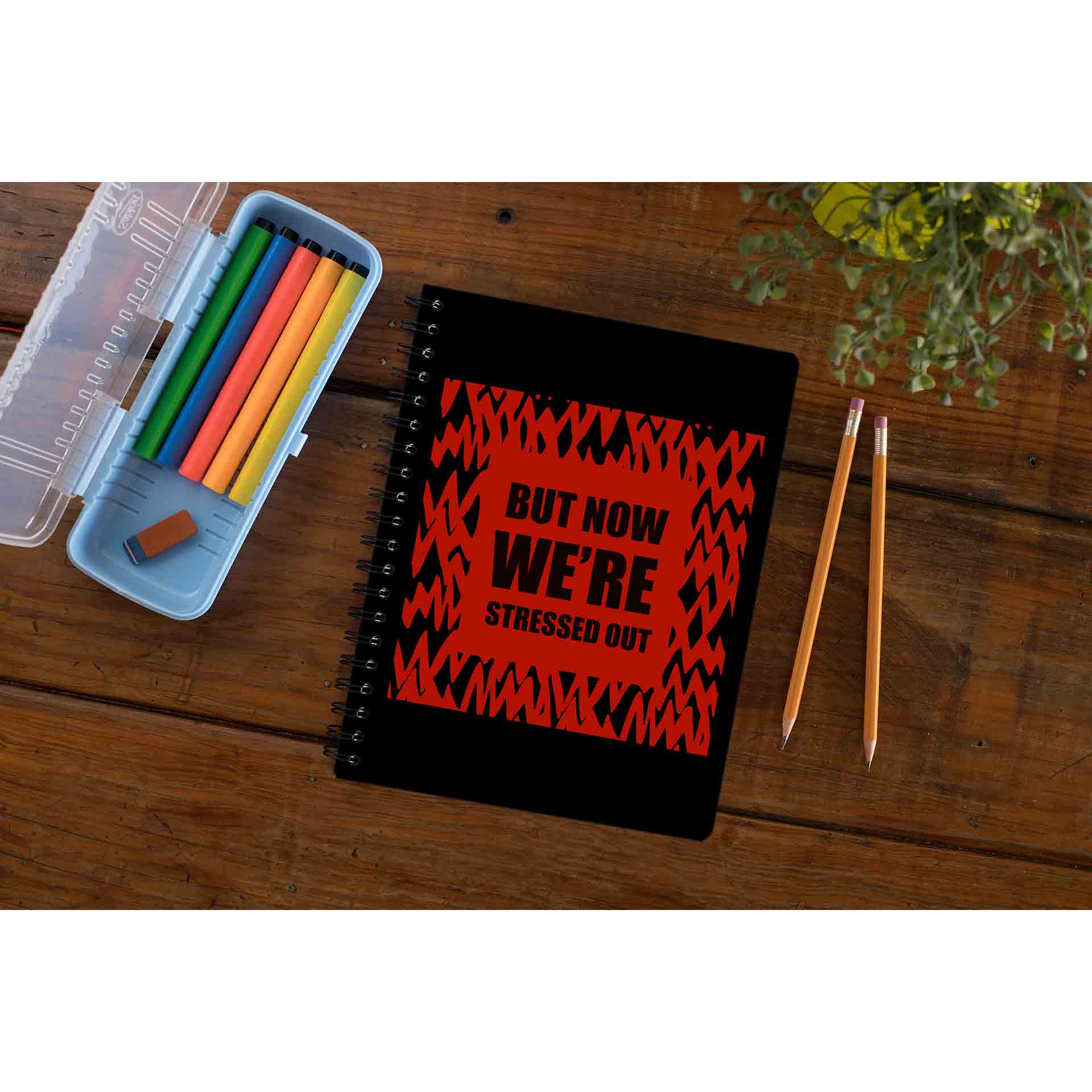 twenty one pilots stressed out notebook notepad diary buy online united states of america usa the banyan tee tbt unruled