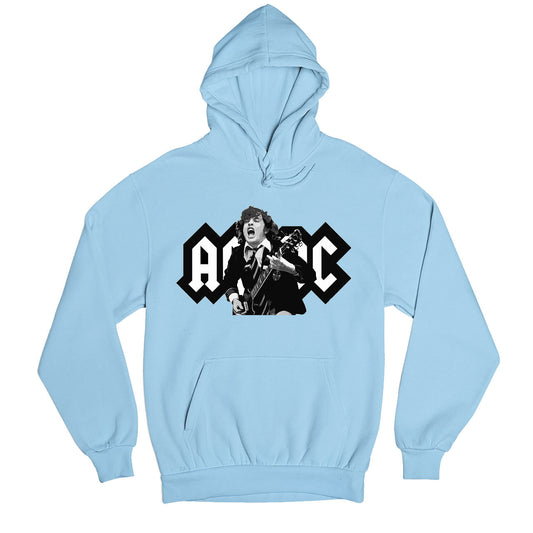 ac/dc angus hoodie hooded sweatshirt winterwear music band buy online usa united states of america the banyan tee tbt men women girls boys unisex gray