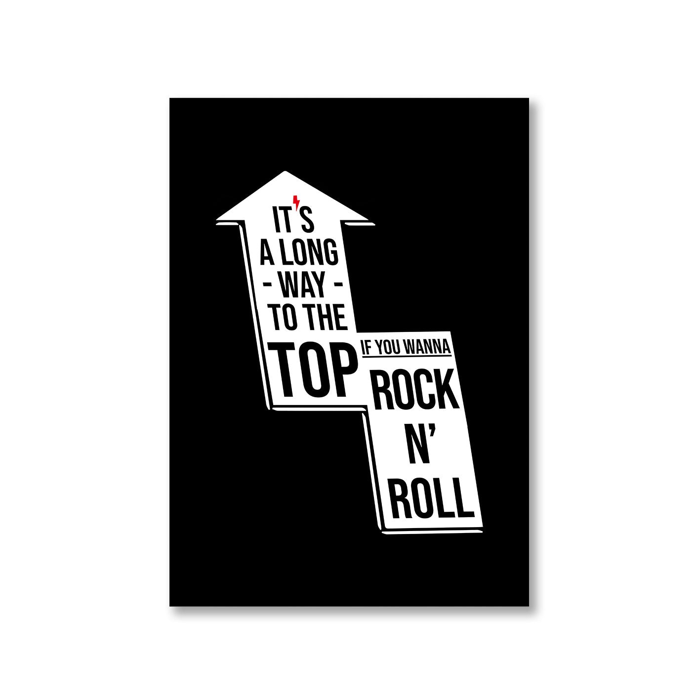 ac/dc long way to the top poster wall art buy online united states of america usa the banyan tee tbt a4