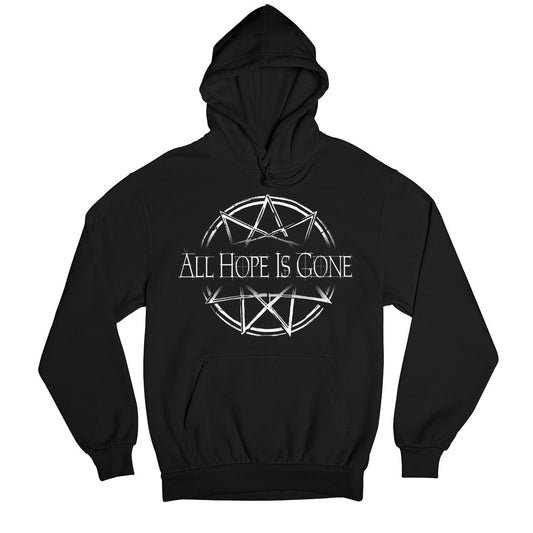 slipknot all hope is gone hoodie hooded sweatshirt winterwear music band buy online usa united states of america the banyan tee tbt men women girls boys unisex black