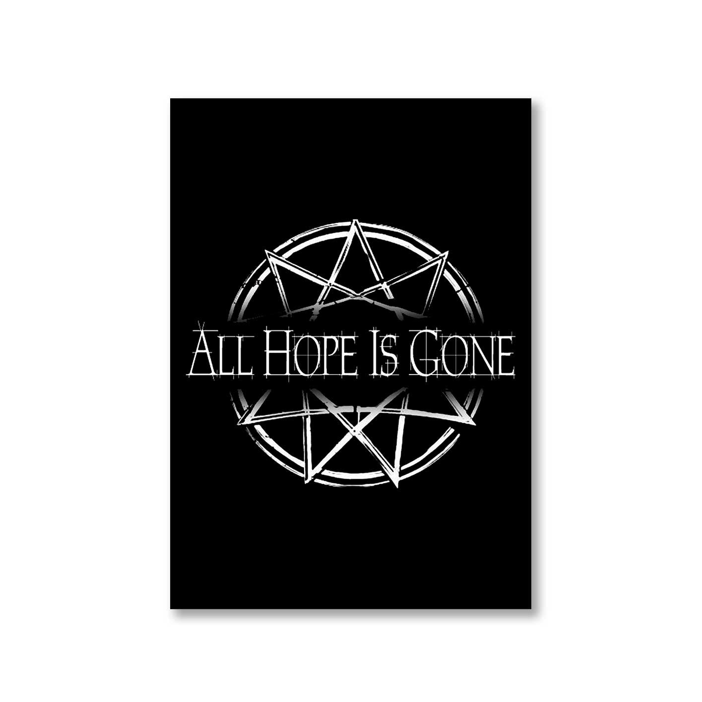 slipknot all hope is gone poster wall art buy online united states of america usa the banyan tee tbt a4