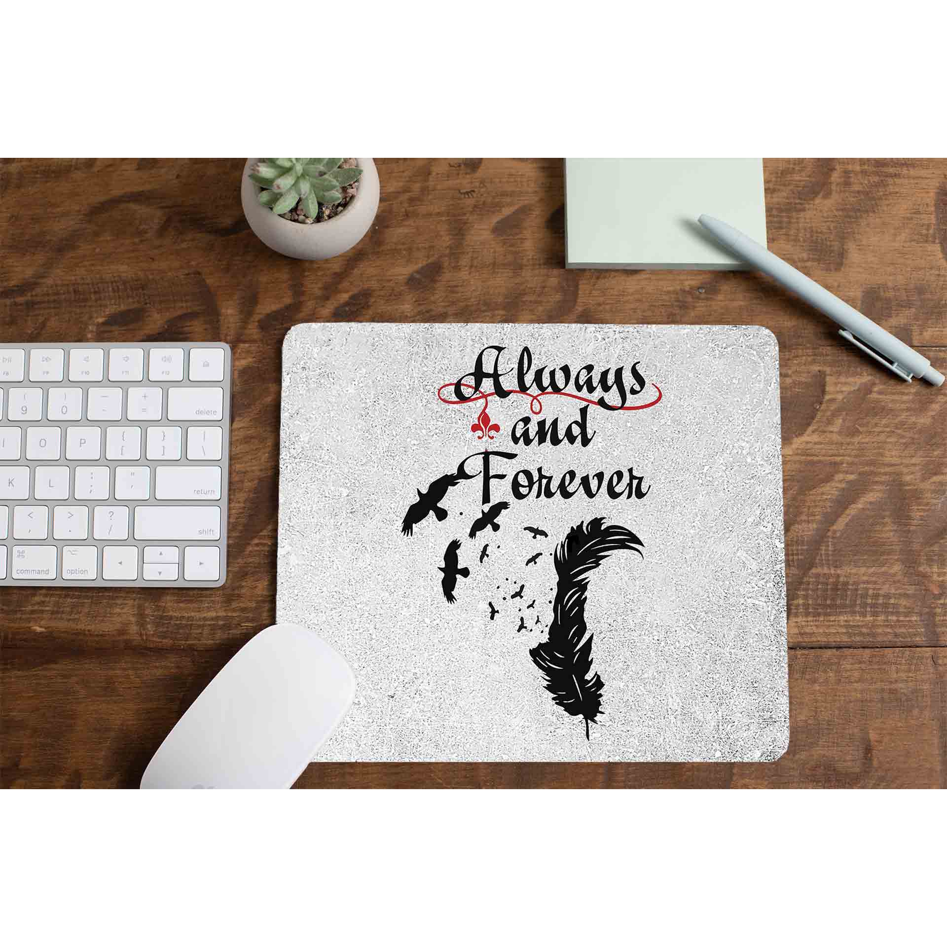 the vampire diaries always and forever mousepad logitech large anime tv & movies buy online united states of america usa the banyan tee tbt men women girls boys unisex  tvd stefan elena damon caroline katherine tyler bonnie