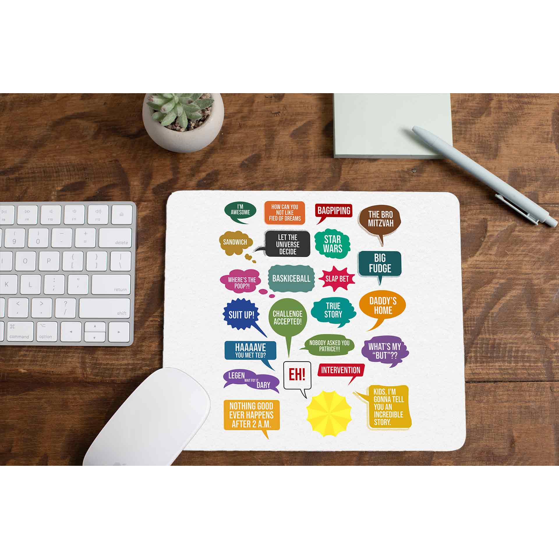 How I Met Your Mother Mousepad -  The Banyan Tee TBT