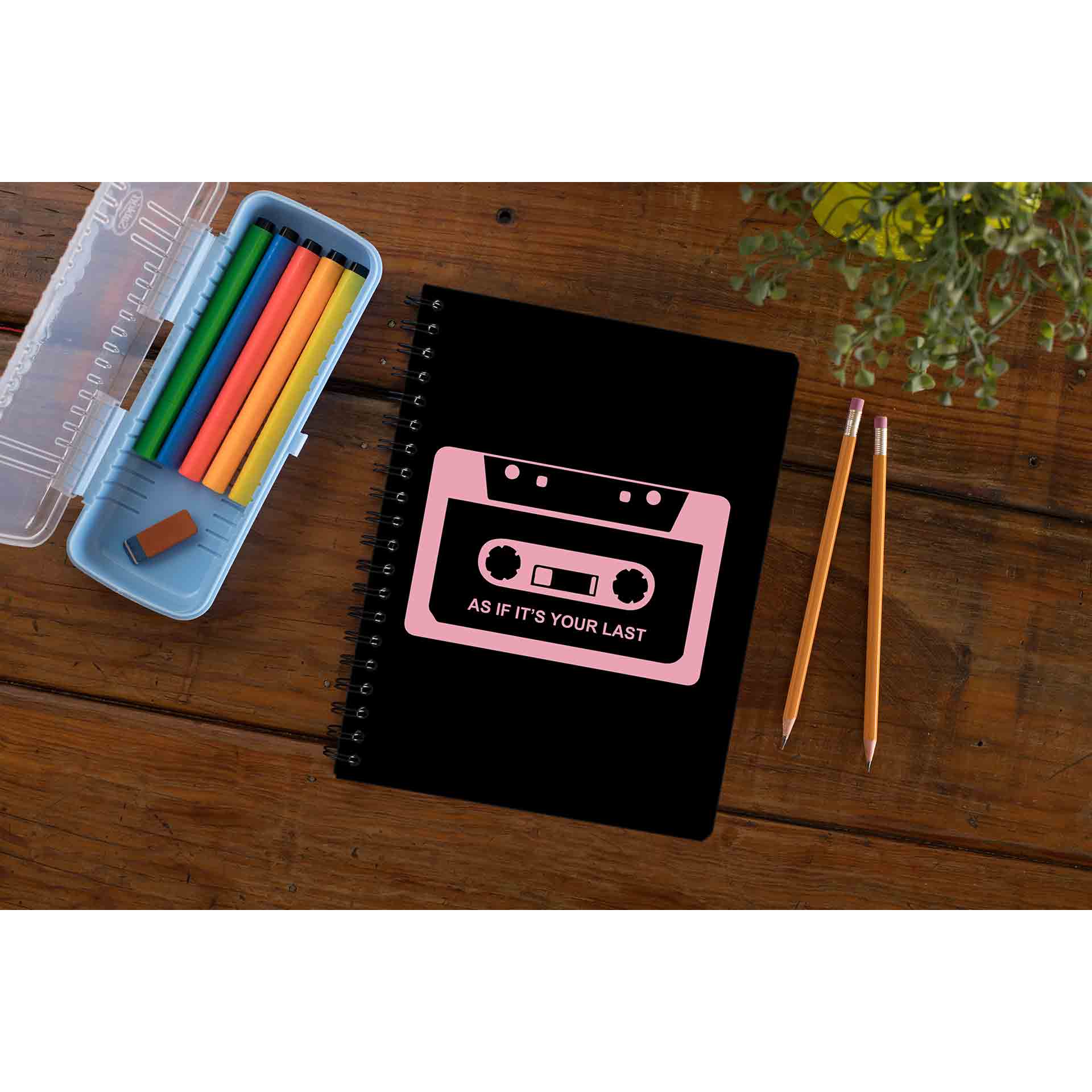 black pink as if it's your last notebook notepad diary buy online united states of america usa the banyan tee tbt unruled song k pop jennie lisa jisoo rose