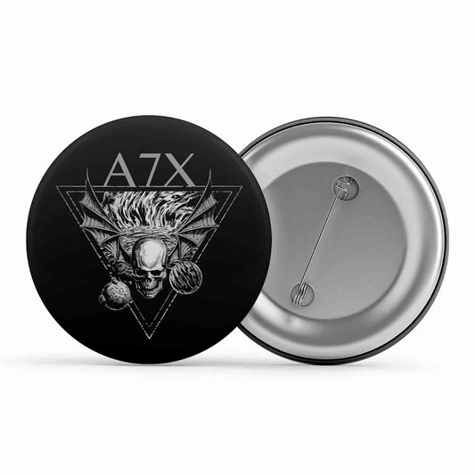 avenged sevenfold a7x badge pin button music band buy online india the banyan tee tbt men women girls boys unisex