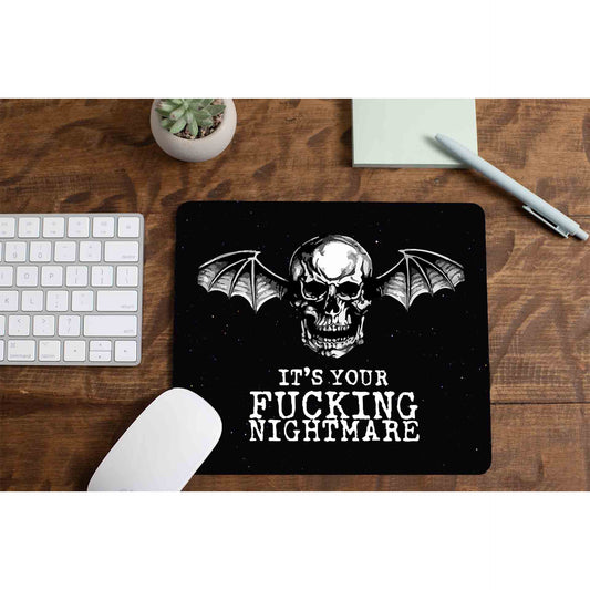 avenged sevenfold nightmare mousepad logitech large anime music band buy online united states of america usa the banyan tee tbt men women girls boys unisex