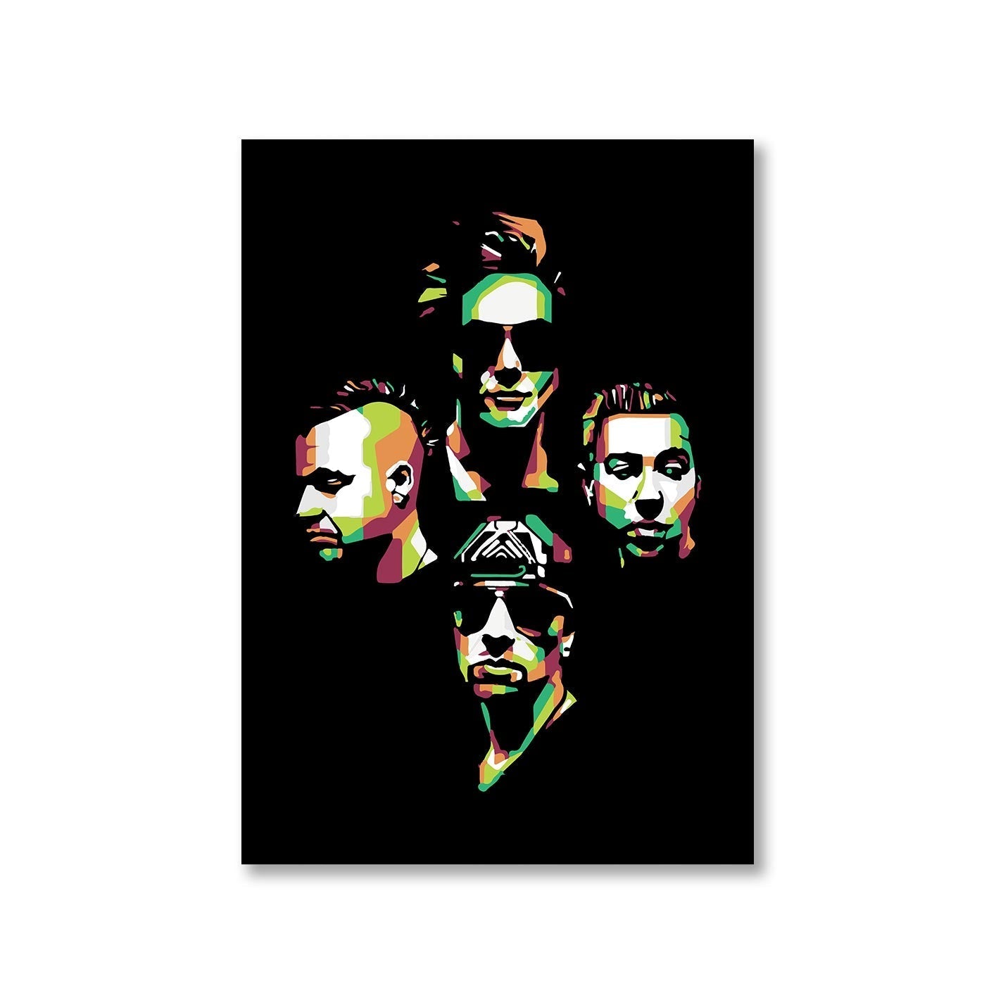 avenged sevenfold pop art poster wall art buy online united states of america usa the banyan tee tbt a4