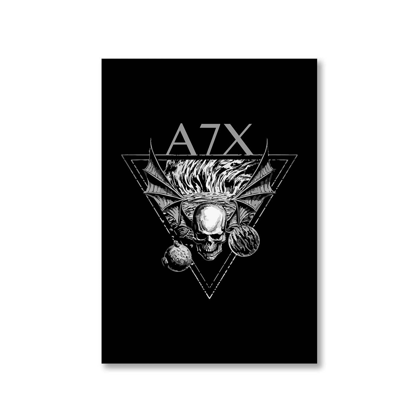 avenged sevenfold a7x poster wall art buy online united states of america usa the banyan tee tbt a4