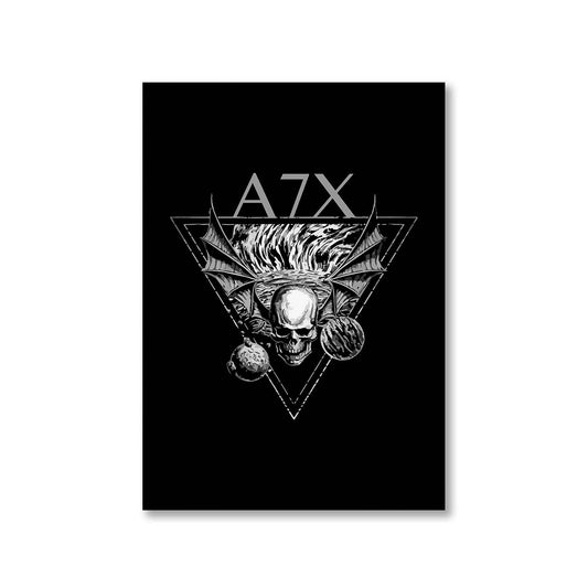 avenged sevenfold a7x poster wall art buy online united states of america usa the banyan tee tbt a4