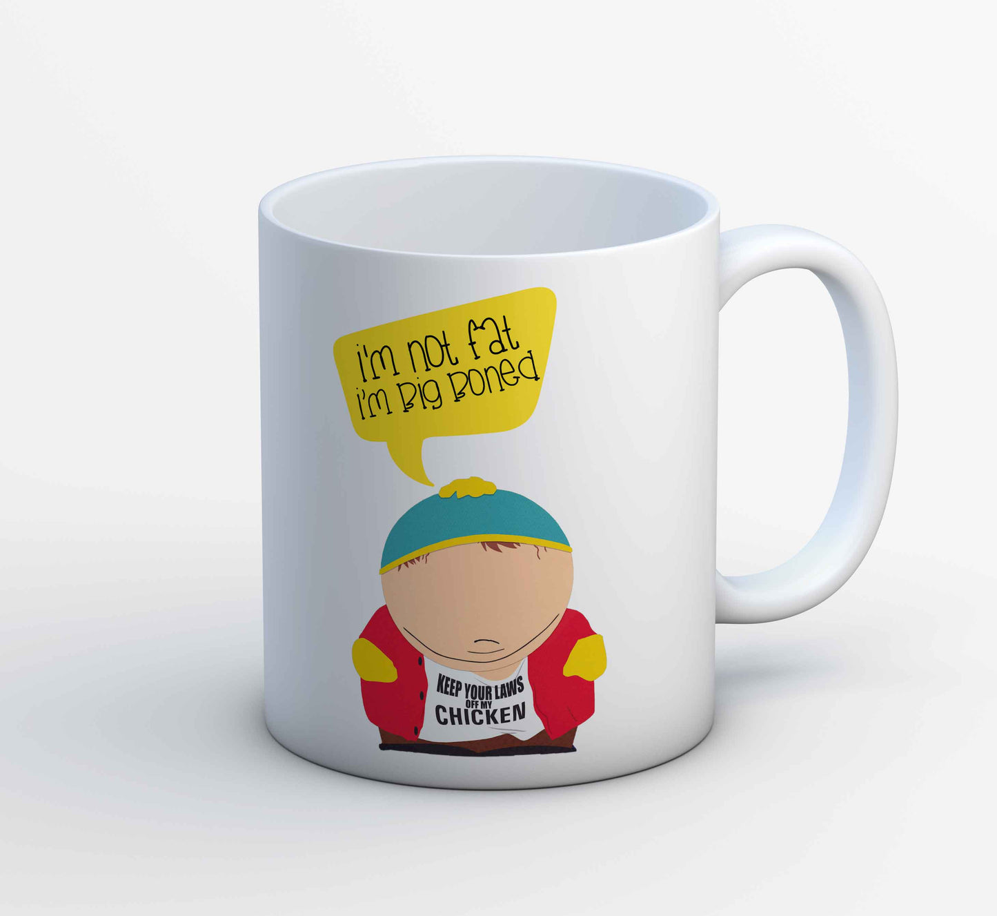 south park big boned mug coffee ceramic tv & movies buy online usa united states of america the banyan tee tbt men women girls boys unisex  south park kenny cartman stan kyle cartoon character illustration