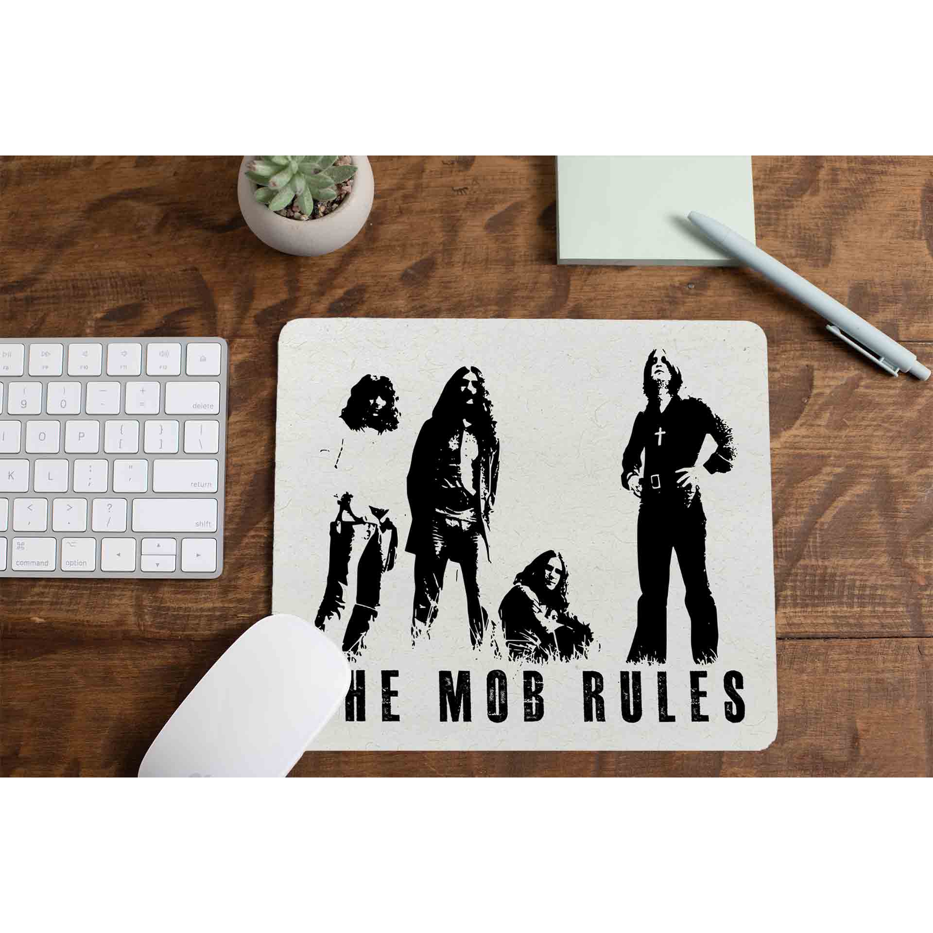 black sabbath the mob rules mousepad logitech large anime music band buy online united states of america usa the banyan tee tbt men women girls boys unisex