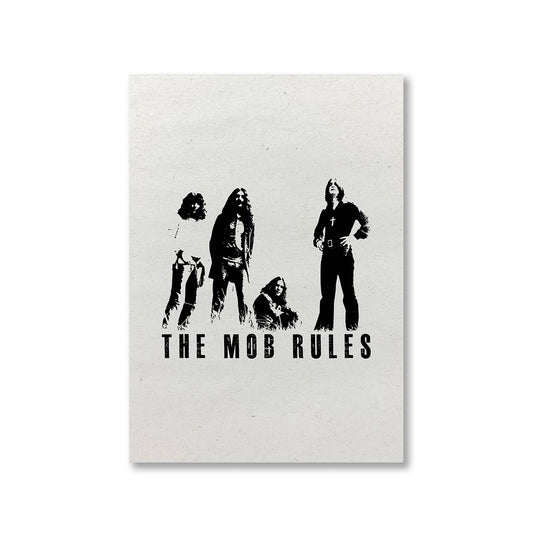 black sabbath the mob rules poster wall art buy online united states of america usa the banyan tee tbt a4