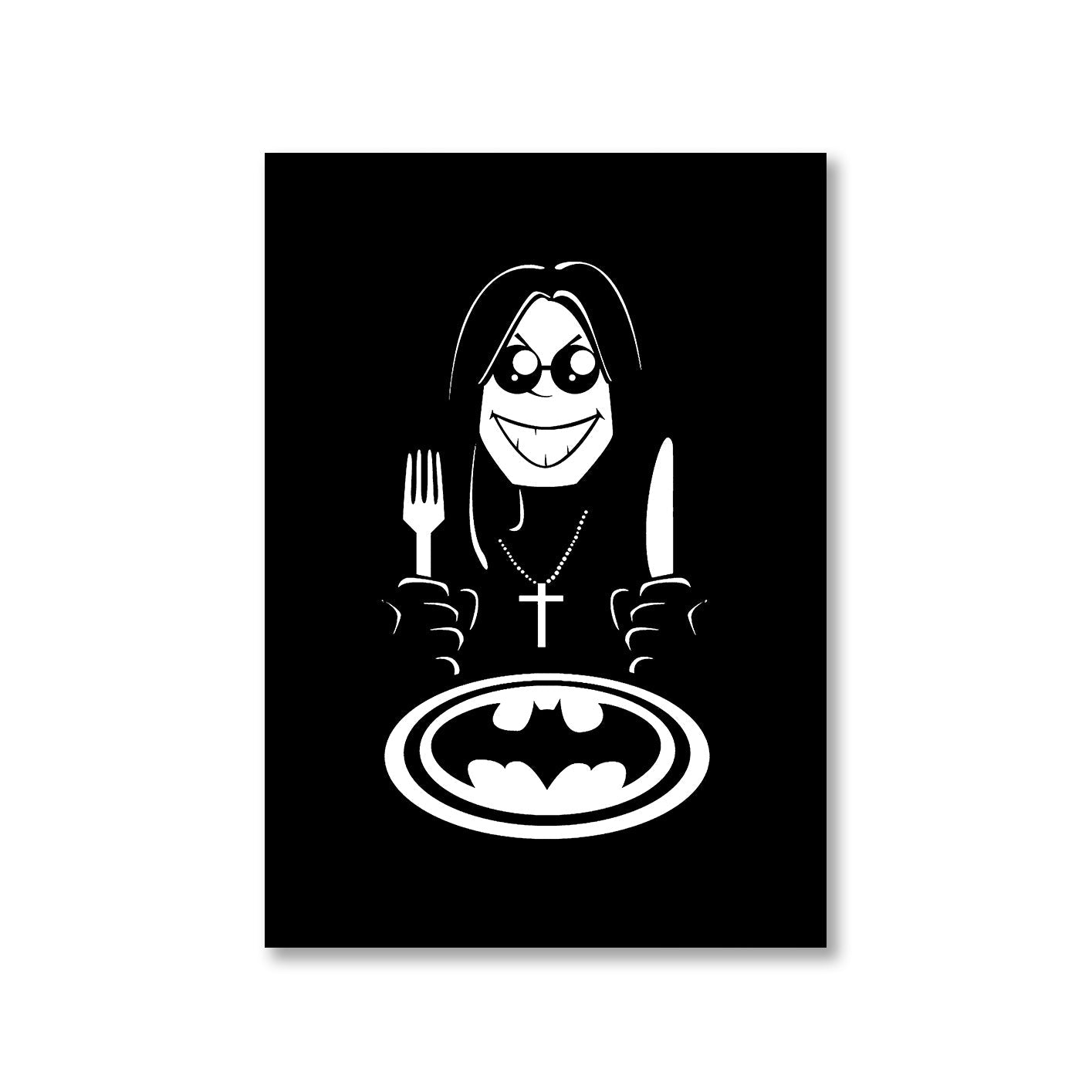 black sabbath bat meal poster wall art buy online united states of america usa the banyan tee tbt a4