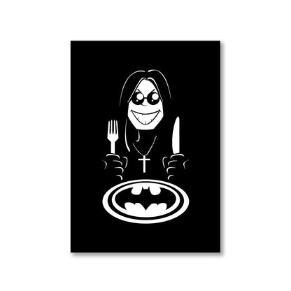 black sabbath bat meal poster wall art buy online united states of america usa the banyan tee tbt a4