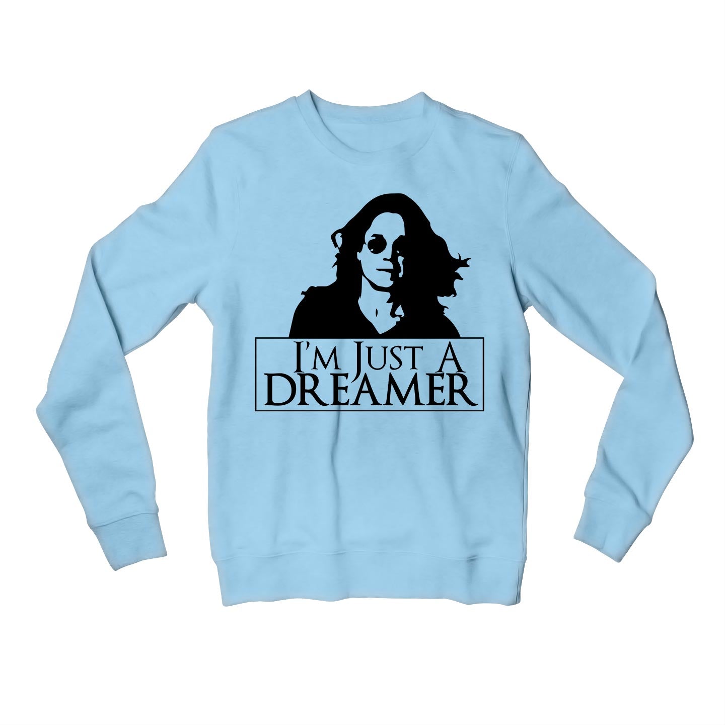 black sabbath i'm just a dreamer sweatshirt upper winterwear music band buy online united states of america usa the banyan tee tbt men women girls boys unisex gray