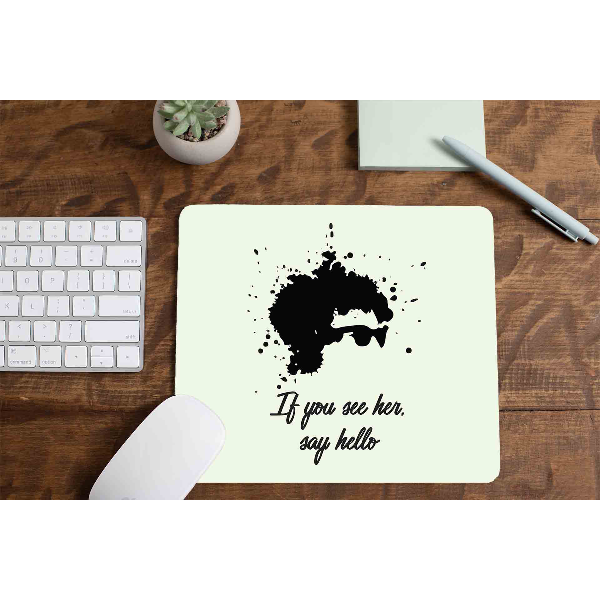 bob dylan if you see her, say hello mousepad logitech large anime music band buy online united states of america usa the banyan tee tbt men women girls boys unisex  