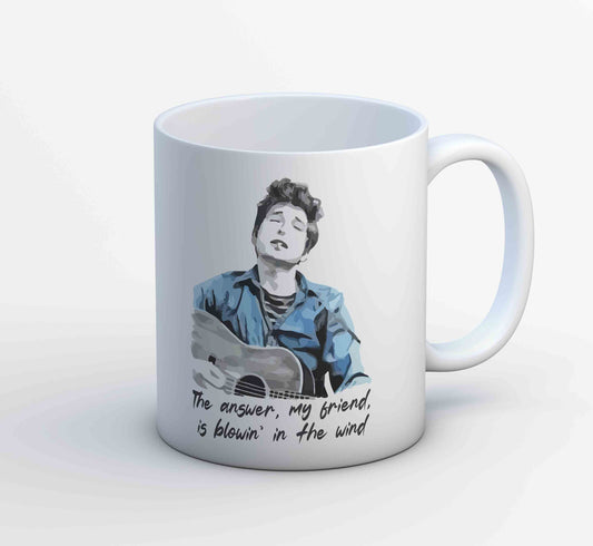 bob dylan blowin' in the wind mug coffee ceramic music band buy online usa united states of america the banyan tee tbt men women girls boys unisex