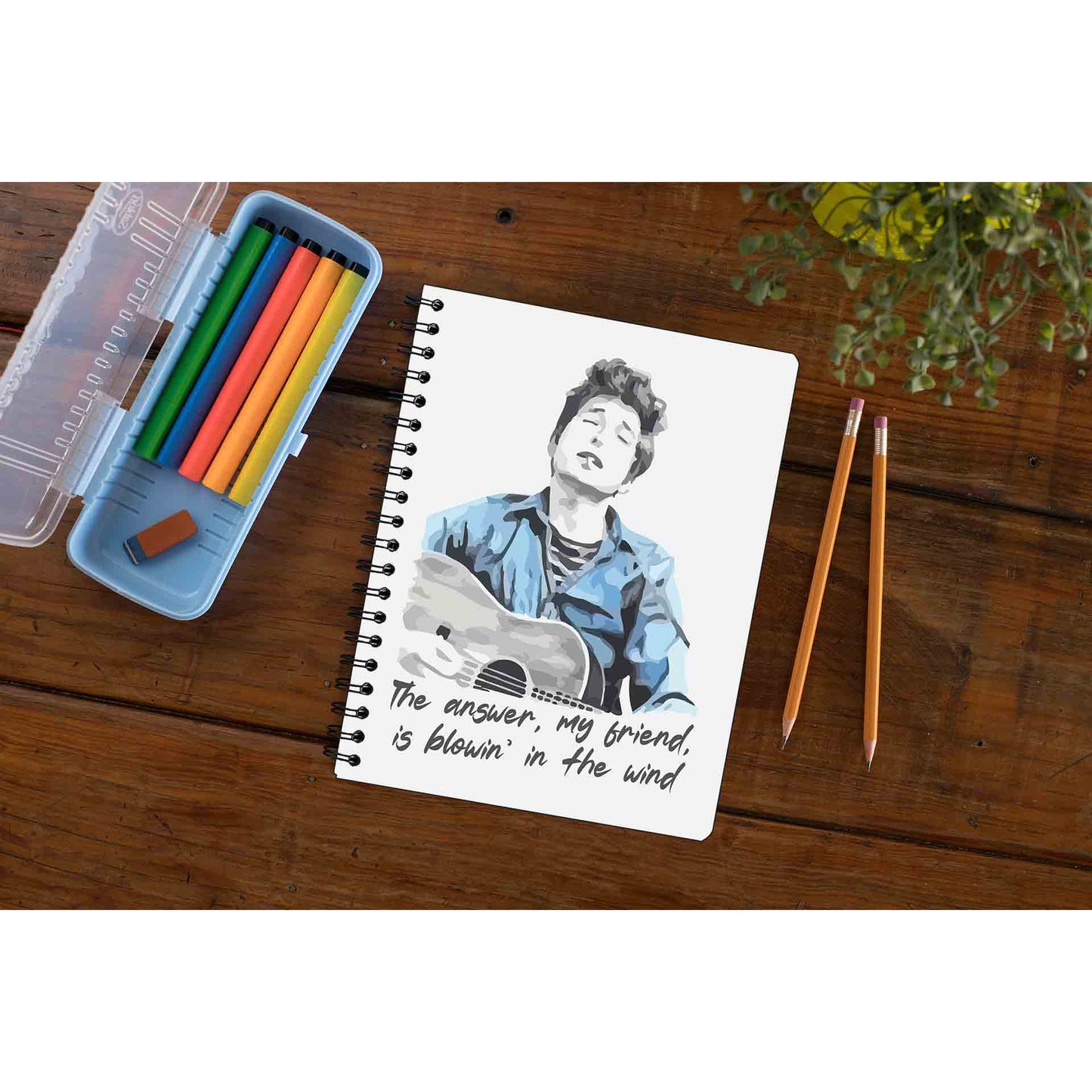 bob dylan blowin' in the wind notebook notepad diary buy online united states of america usa the banyan tee tbt unruled