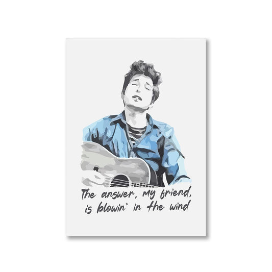 bob dylan blowin' in the wind poster wall art buy online united states of america usa the banyan tee tbt a4