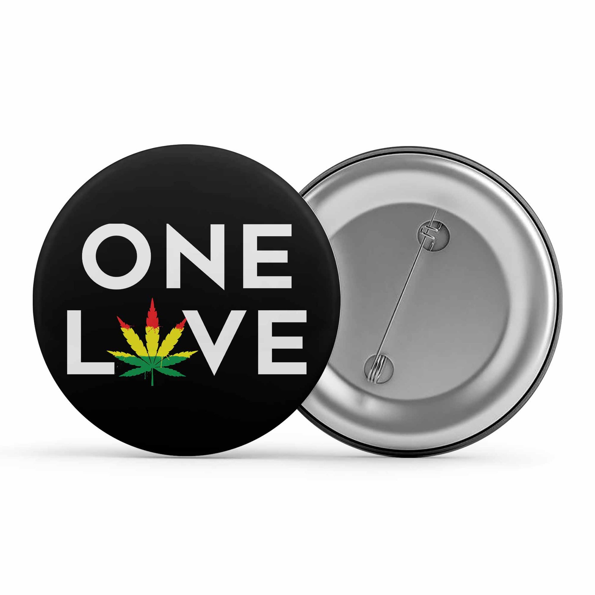 bob marley one love badge pin button music band buy online india the banyan tee tbt men women girls boys unisex