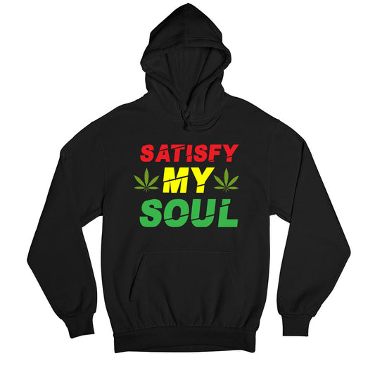 bob marley satisfy my soul hoodie hooded sweatshirt winterwear music band buy online usa united states of america the banyan tee tbt men women girls boys unisex black