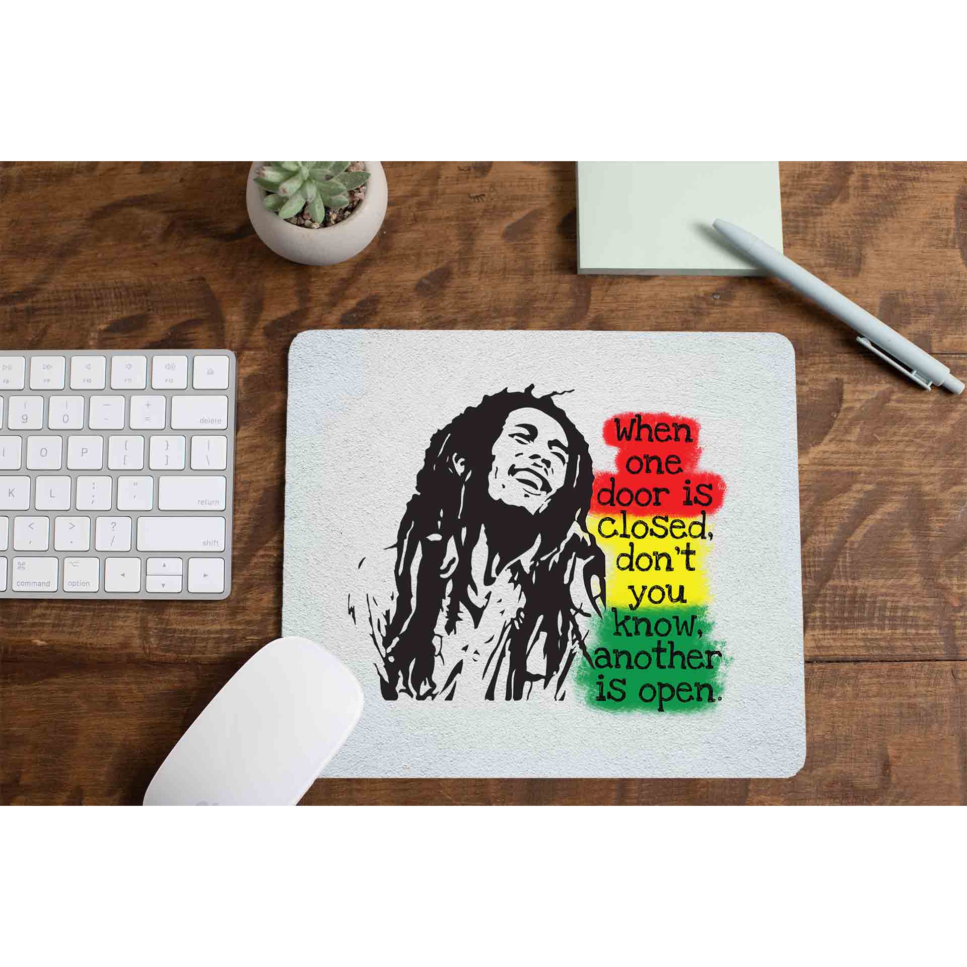 bob marley when one door is closed mousepad logitech large anime music band buy online united states of america usa the banyan tee tbt men women girls boys unisex