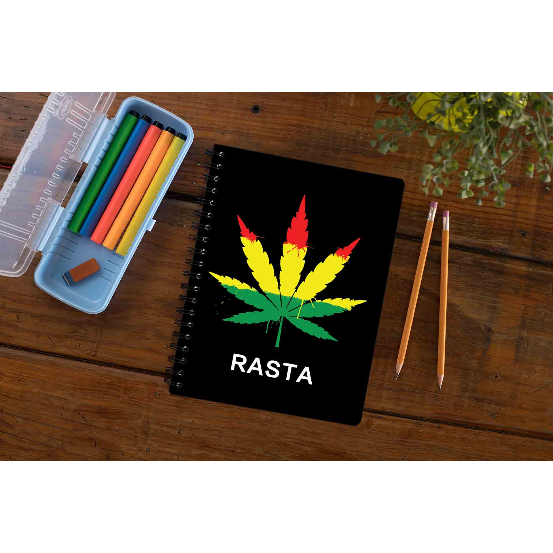 bob marley rasta notebook notepad diary buy online united states of america usa the banyan tee tbt unruled