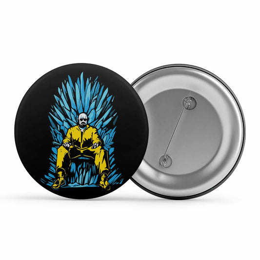 Breaking Bad Badge - The Iron Throne Metal Pin Button The Banyan Tee TBT