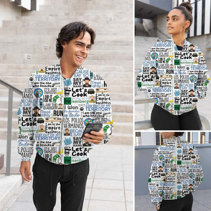 Breaking Bad Bomber Jacket All Over Printed Winterwear