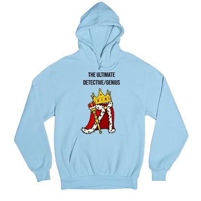 brooklyn nine-nine the ultimate genius hoodie hooded sweatshirt winterwear buy online usa united states of america the banyan tee tbt men women girls boys unisex gray detective jake peralta terry charles boyle gina linetti andy samberg merchandise clothing acceessories