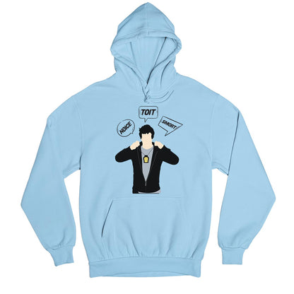 brooklyn nine-nine noice toit smort hoodie hooded sweatshirt winterwear buy online usa united states of america the banyan tee tbt men women girls boys unisex gray detective jake peralta terry charles boyle gina linetti andy samberg merchandise clothing acceessories