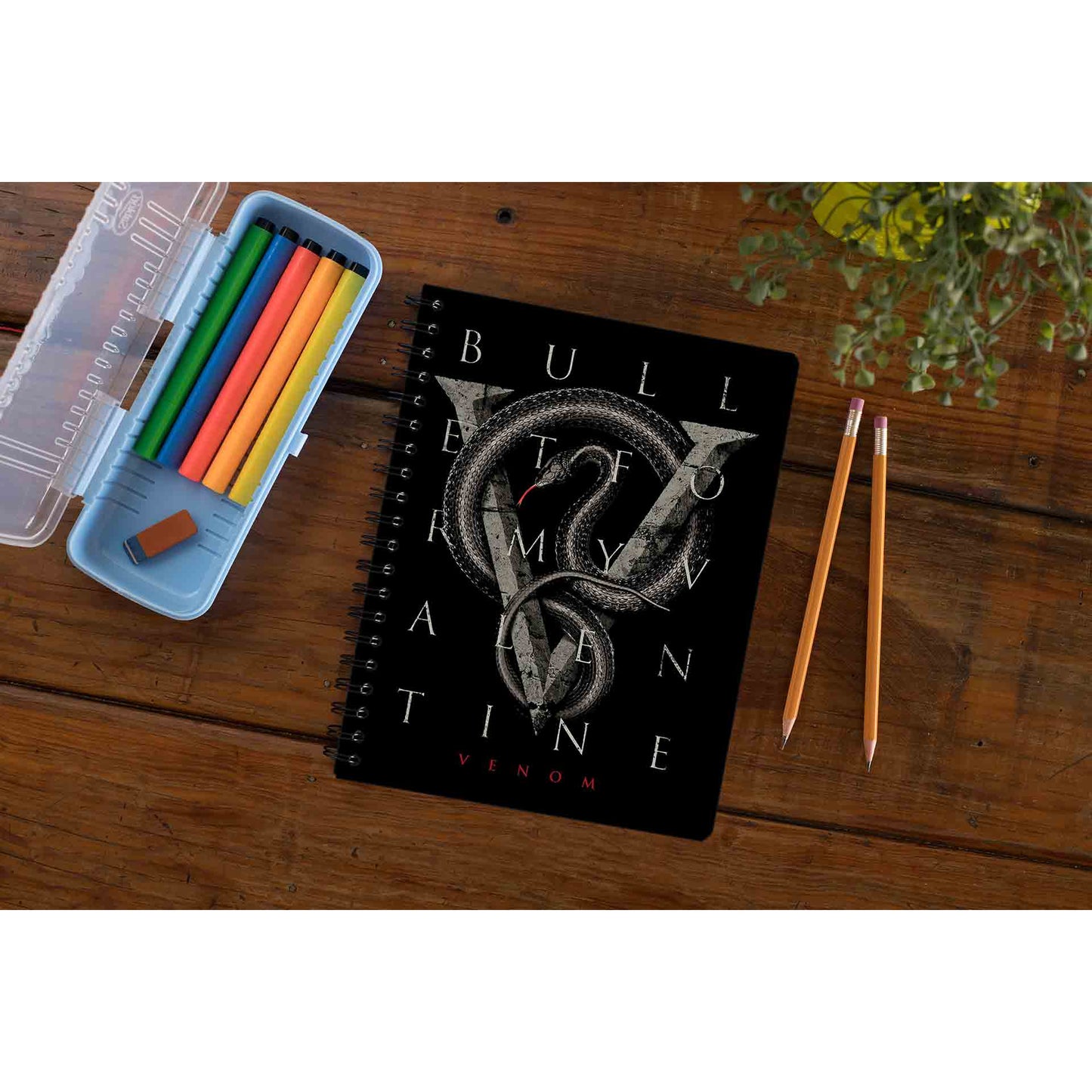 bullet for my valentine venom notebook notepad diary buy online united states of america usa the banyan tee tbt unruled