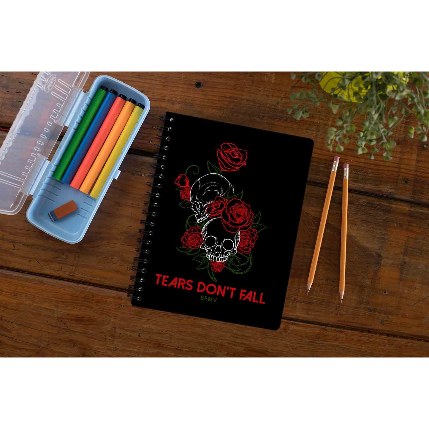 bullet for my valentine tears don't fall notebook notepad diary buy online united states of america usa the banyan tee tbt unruled