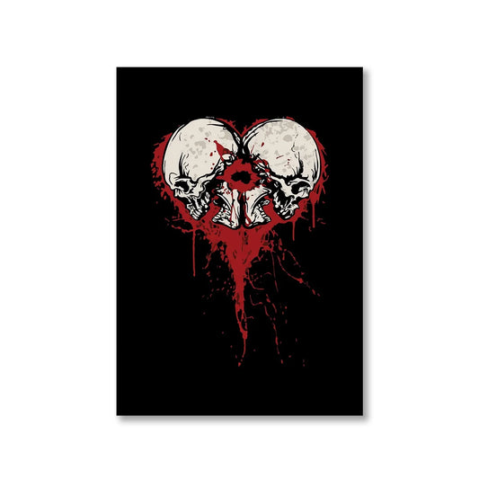 bullet for my valentine bullet heart poster wall art buy online united states of america usa the banyan tee tbt a4