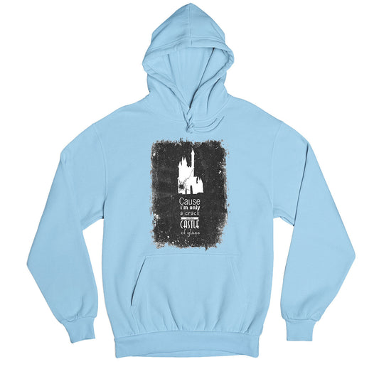 linkin park castle of glass hoodie hooded sweatshirt winterwear music band buy online usa united states of america the banyan tee tbt men women girls boys unisex baby blue