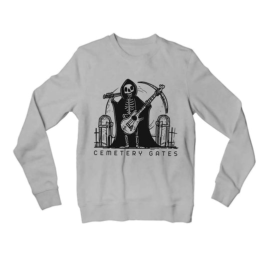 pantera cemetery gates sweatshirt upper winterwear music band buy online united states of america usa the banyan tee tbt men women girls boys unisex gray