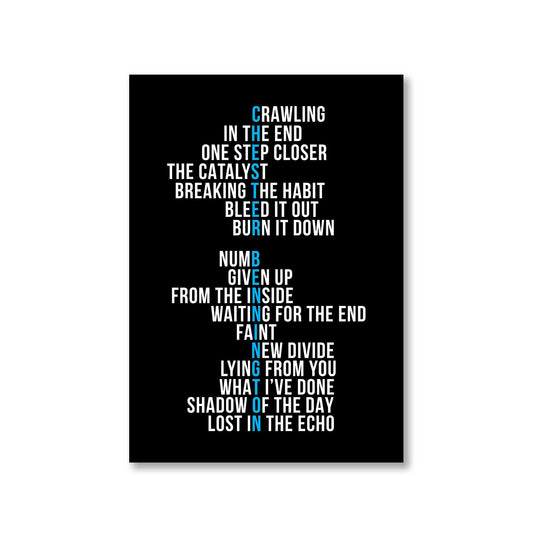 linkin park chester poster wall art buy online united states of america usa the banyan tee tbt a4