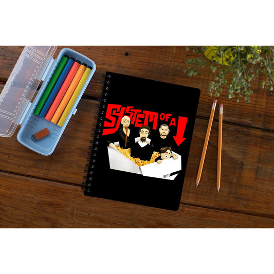 system of a down chopsuey cartoon notebook notepad diary buy online united states of america usa the banyan tee tbt unruled